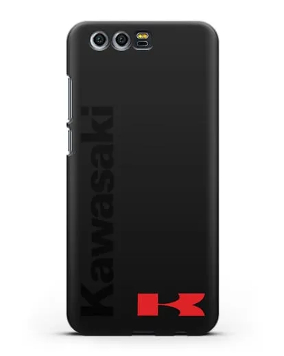 Чехол с надписью Kawasaki и логотипом силиконовый для Honor 9