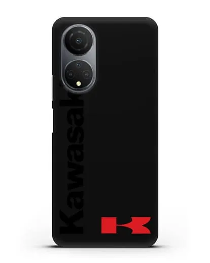 Чехол с надписью Kawasaki и логотипом силиконовый для Honor X7