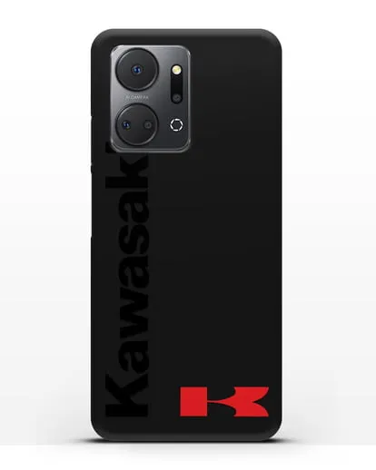 Чехол с надписью Kawasaki и логотипом силиконовый для Honor X7a