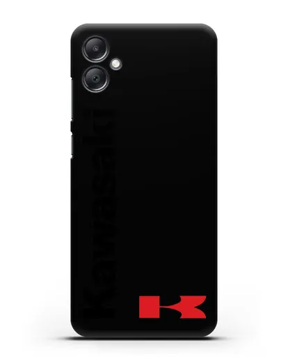 Чехол с надписью Kawasaki и логотипом силиконовый для Samsung Galaxy A05 [SM-A055]