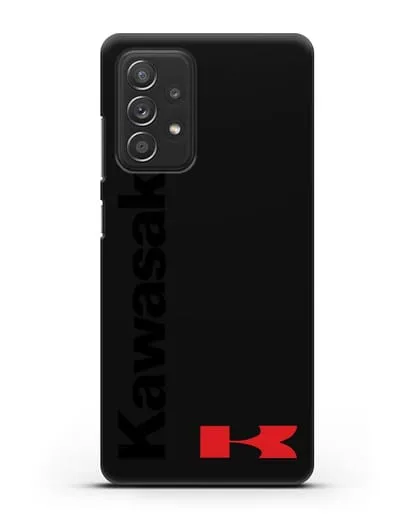 Чехол с надписью Kawasaki и логотипом силиконовый для Samsung Galaxy A53