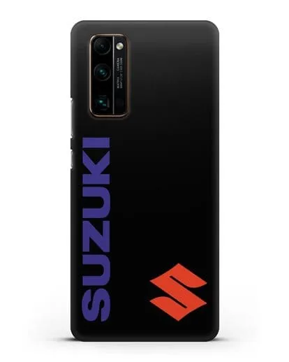 Чехол с символикой Suzuki силиконовый для Honor 30 Pro Plus