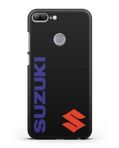Чехол с символикой Suzuki силиконовый для Honor 9 Lite