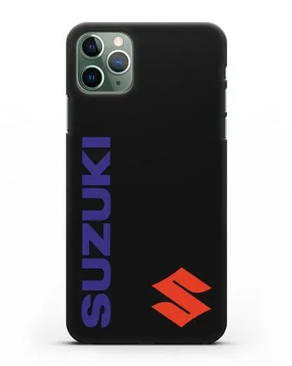 Чехол с символикой Suzuki силиконовый для iPhone 11 Pro Max