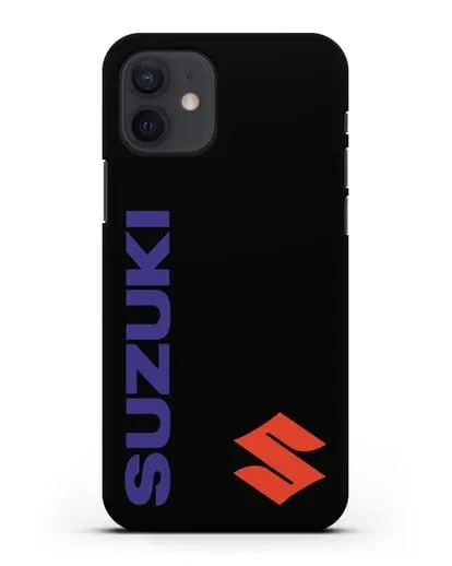 Чехол с символикой Suzuki силиконовый для iPhone 12