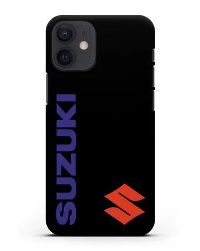 Чехол с символикой Suzuki силиконовый для iPhone 12 mini