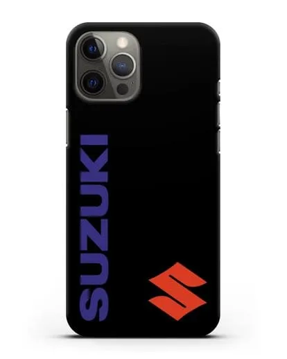 Чехол с символикой Suzuki силиконовый для iPhone 12 Pro Max