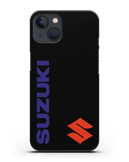 Чехол с символикой Suzuki силиконовый для iPhone 13 Mini