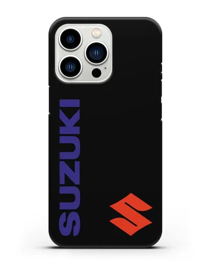 Чехол с символикой Suzuki силиконовый для iPhone 13 Pro