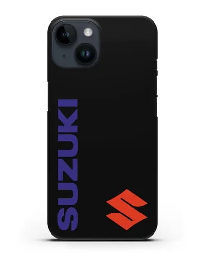 Чехол с символикой Suzuki силиконовый для iPhone 14
