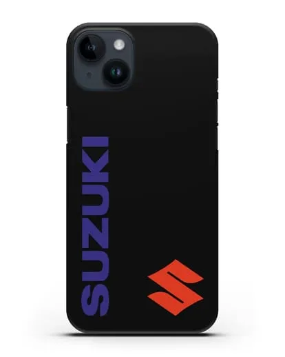 Чехол с символикой Suzuki силиконовый для iPhone 14 Plus