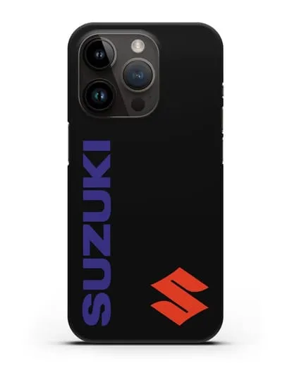 Чехол с символикой Suzuki силиконовый для iPhone 14 Pro