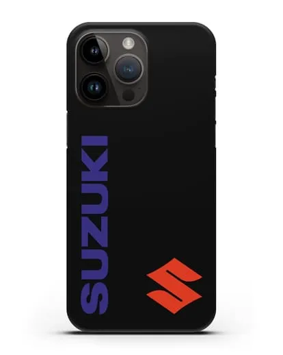 Чехол с символикой Suzuki силиконовый для iPhone 14 Pro Max
