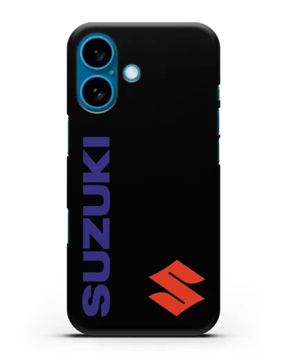 Чехол с символикой Suzuki силиконовый для iPhone 16
