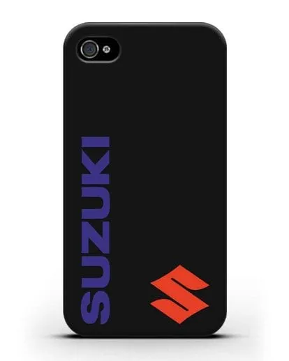 Чехол с символикой Suzuki силиконовый для iPhone 4/4s