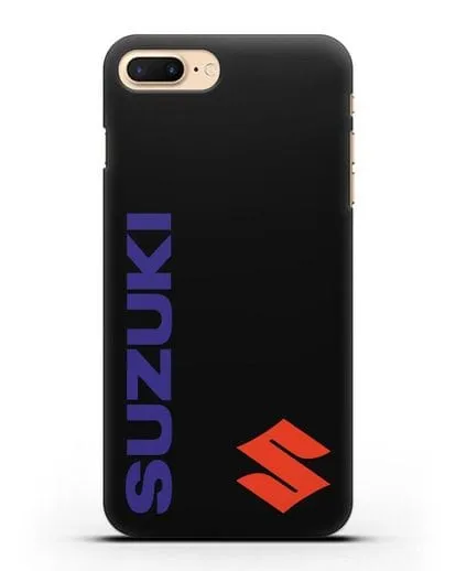 Чехол с символикой Suzuki силиконовый для iPhone 7 Plus