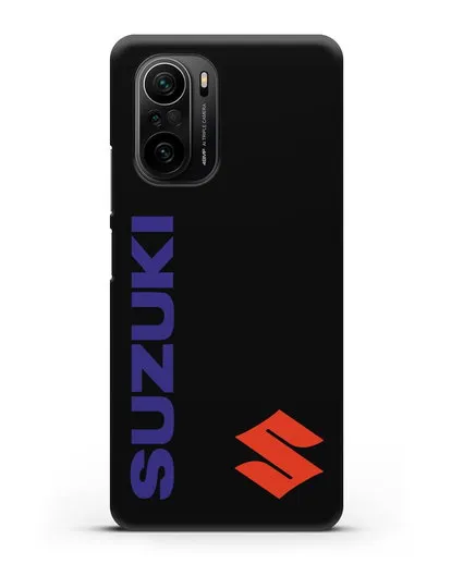 Чехол с символикой Suzuki силиконовый для Xiaomi Poco F3