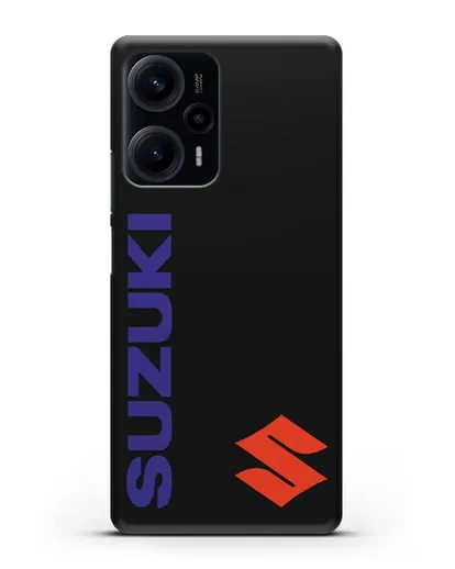 Чехол с символикой Suzuki силиконовый для Xiaomi Poco F5