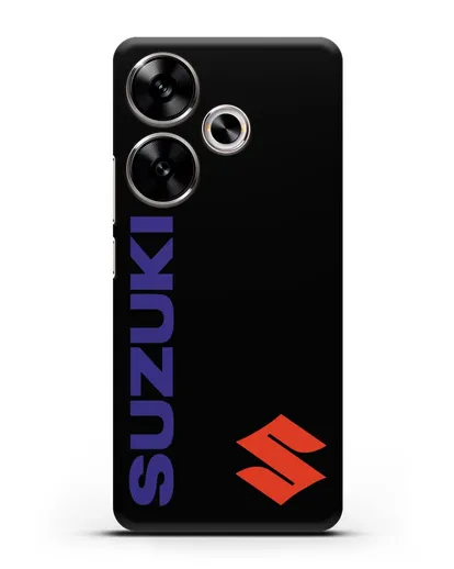 Чехол с символикой Suzuki силиконовый для Xiaomi Poco F6