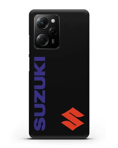 Чехол с символикой Suzuki силиконовый для Xiaomi Poco X5 Pro