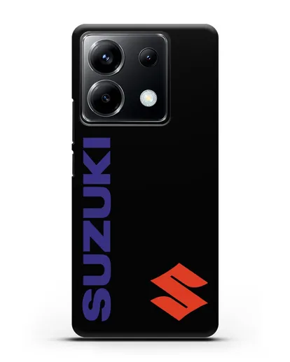 Чехол с символикой Suzuki силиконовый для Xiaomi Poco X6