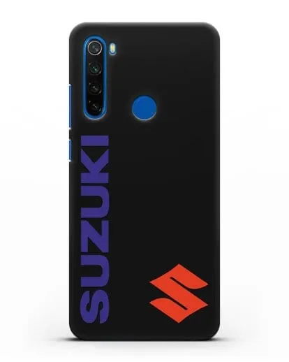 Чехол с символикой Suzuki силиконовый для Xiaomi Redmi Note 8