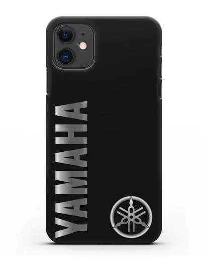 Чехол с надписью Yamaha и логотипом силиконовый для iPhone 11