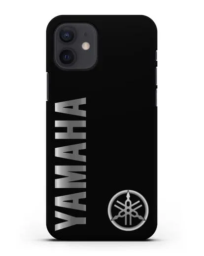 Чехол с надписью Yamaha и логотипом силиконовый для iPhone 12