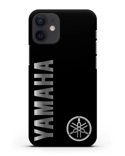 Чехол с надписью Yamaha и логотипом силиконовый для iPhone 12 mini