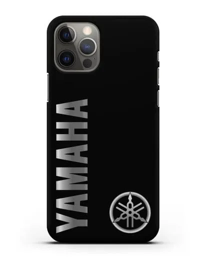 Чехол с надписью Yamaha и логотипом силиконовый для iPhone 12 Pro