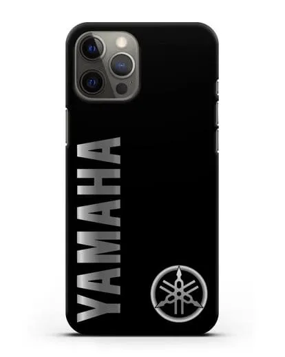 Чехол с надписью Yamaha и логотипом силиконовый для iPhone 12 Pro Max
