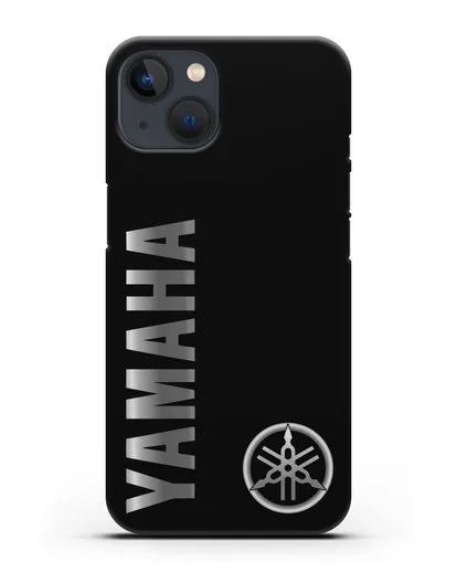 Чехол с надписью Yamaha и логотипом силиконовый для iPhone 13