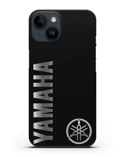 Чехол с надписью Yamaha и логотипом силиконовый для iPhone 14