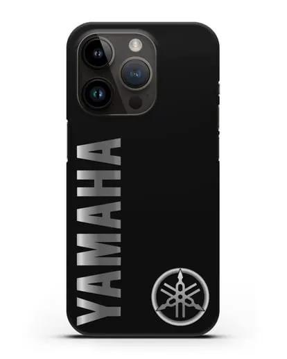 Чехол с надписью Yamaha и логотипом силиконовый для iPhone 14 Pro