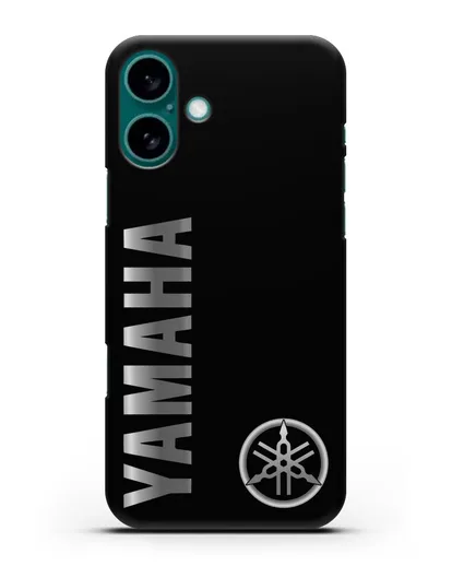 Чехол с надписью Yamaha и логотипом силиконовый для iPhone 16 Plus