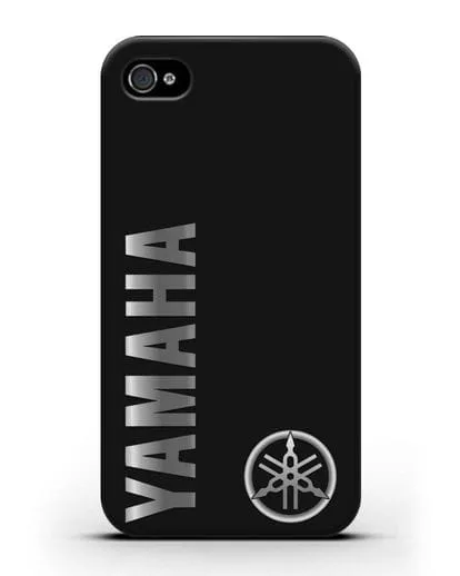 Чехол с надписью Yamaha и логотипом силиконовый для iPhone 4/4s