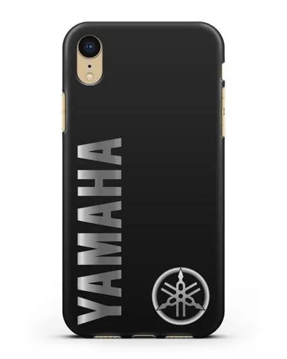Чехол с надписью Yamaha и логотипом силиконовый для iPhone XR