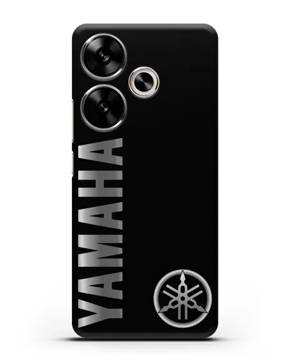 Чехол с надписью Yamaha и логотипом силиконовый для Xiaomi Poco F6
