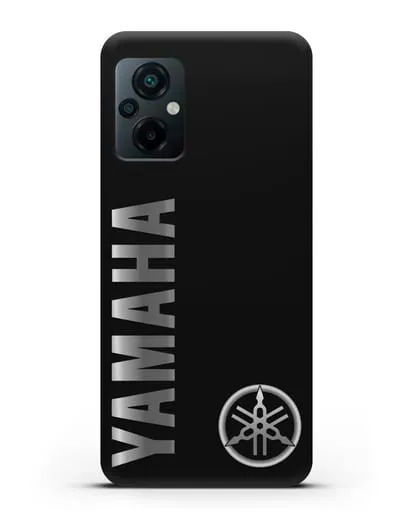 Чехол с надписью Yamaha и логотипом силиконовый для Xiaomi Poco M5
