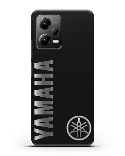 Чехол с надписью Yamaha и логотипом силиконовый для Xiaomi Poco X5
