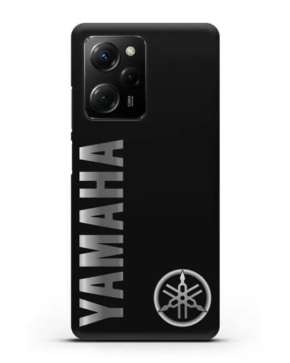 Чехол с надписью Yamaha и логотипом силиконовый для Xiaomi Poco X5 Pro