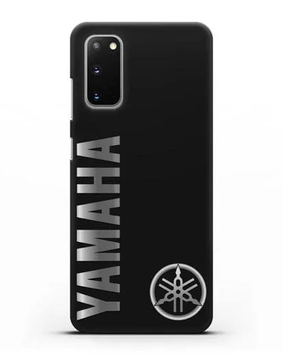 Чехол с надписью Yamaha и логотипом силиконовый для Samsung Galaxy S20 [SM-G980F]