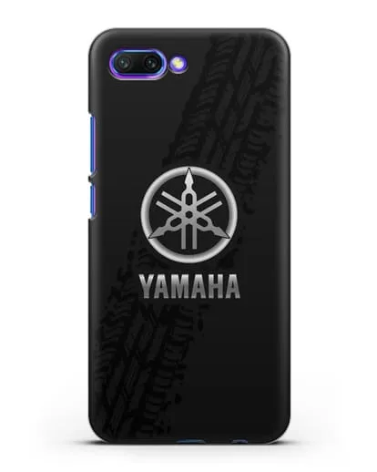 Чехол с логотипом Yamaha и протектором шин силиконовый для Honor 10