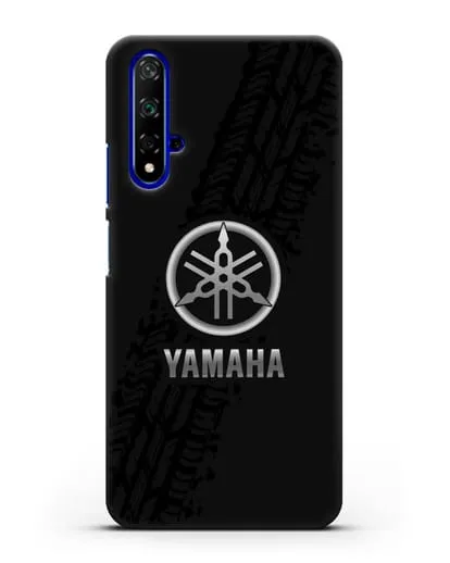 Чехол с логотипом Yamaha и протектором шин силиконовый для Honor 20