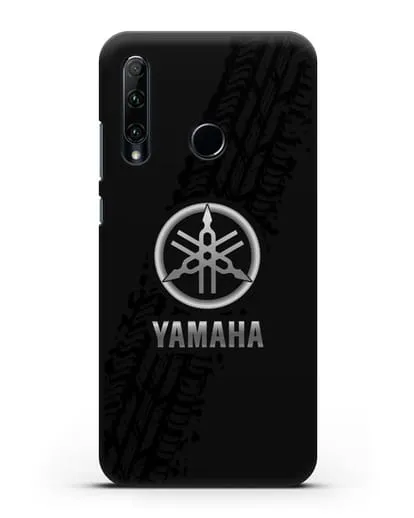 Чехол с логотипом Yamaha и протектором шин силиконовый для Honor 20e