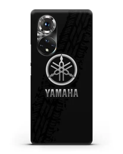 Чехол с логотипом Yamaha и протектором шин силиконовый для Honor 50