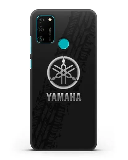 Чехол с логотипом Yamaha и протектором шин силиконовый для Honor 9A