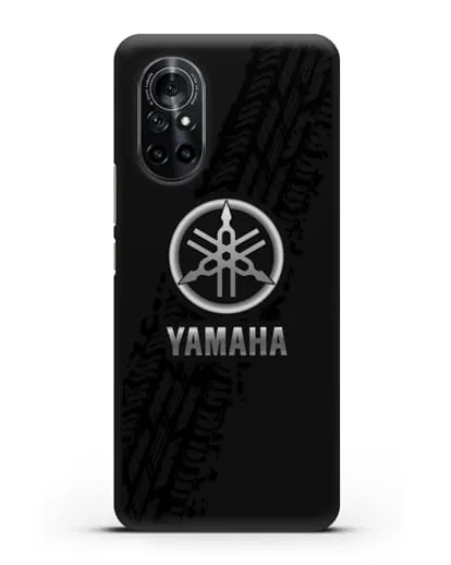 Чехол с логотипом Yamaha и протектором шин силиконовый для Huawei Nova 8
