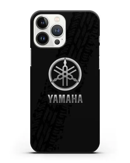 Чехол с логотипом Yamaha и протектором шин силиконовый для iPhone 13 Pro Max