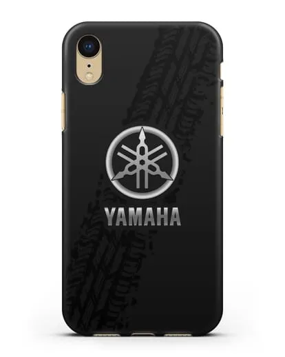 Чехол с логотипом Yamaha и протектором шин силиконовый для iPhone XR